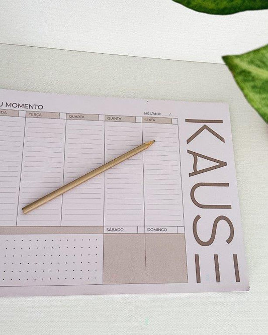 Planner + Adesivo  Kause
