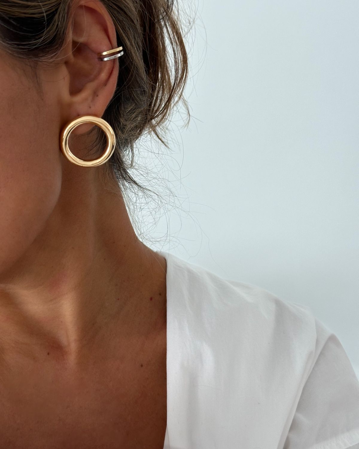 Piercing Fake Linha Ouro