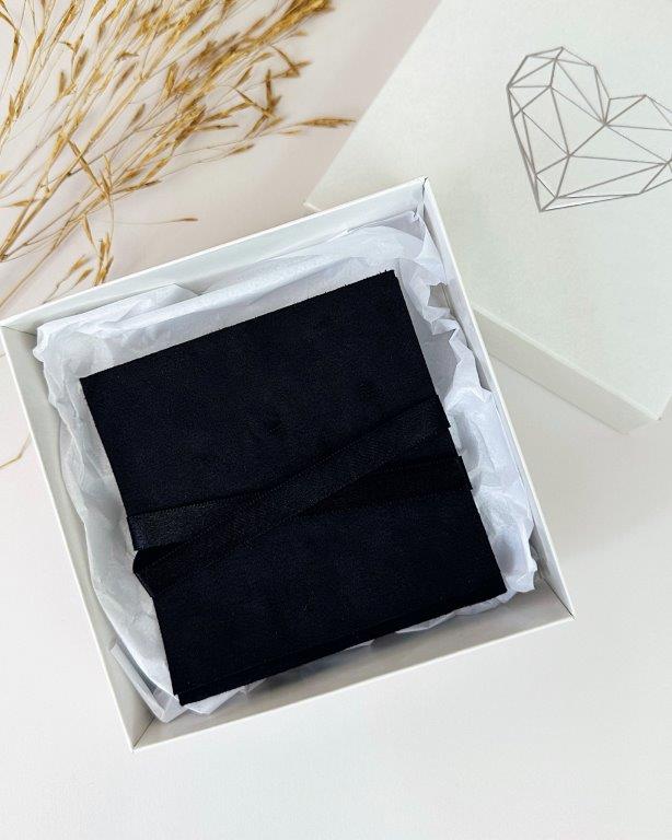 Porta Joias Suede Preto
