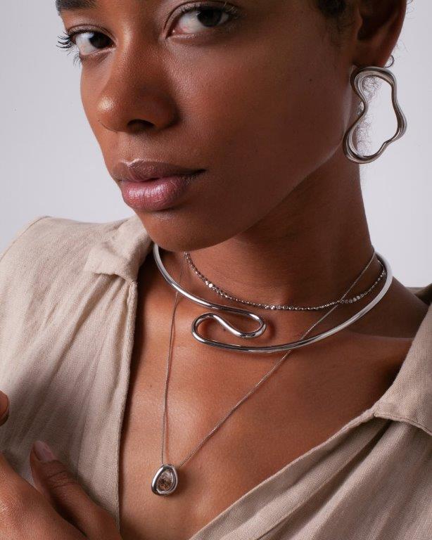 Choker Cila Prata