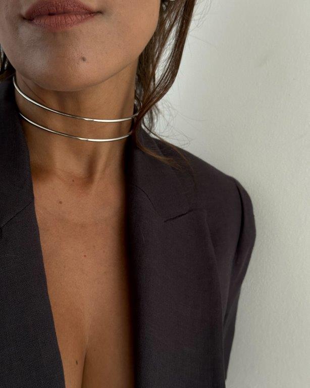 Choker Ester Prata