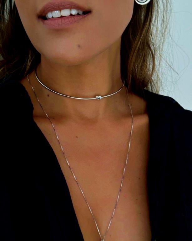 Choker Jena Prata