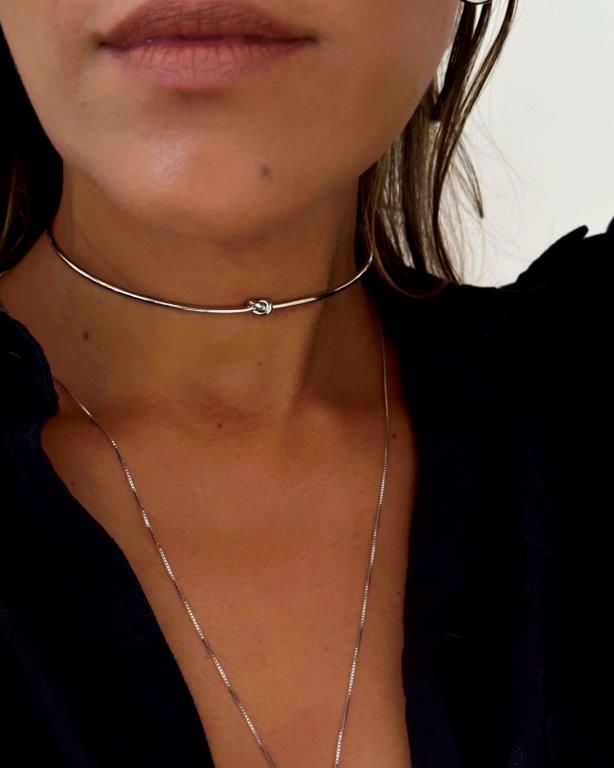 Choker Jena Prata
