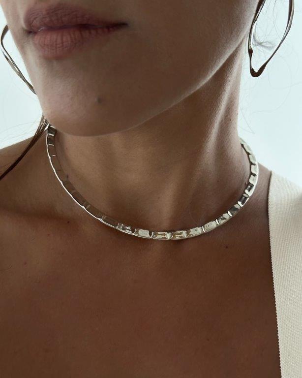 Choker Norah  Prata