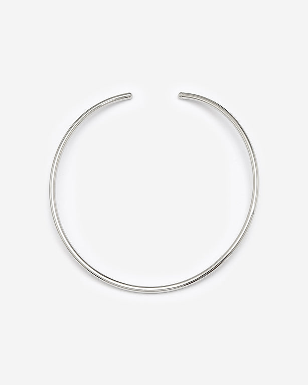 Choker Tubo Prata