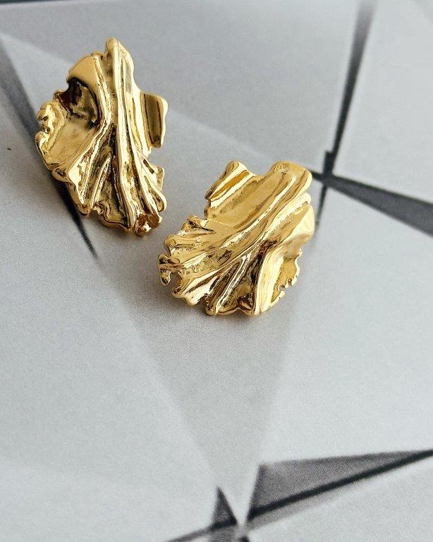 Brinco Drapê Ouro