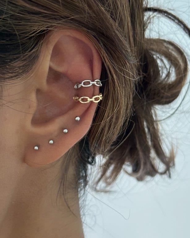 Piercing Helo Prata