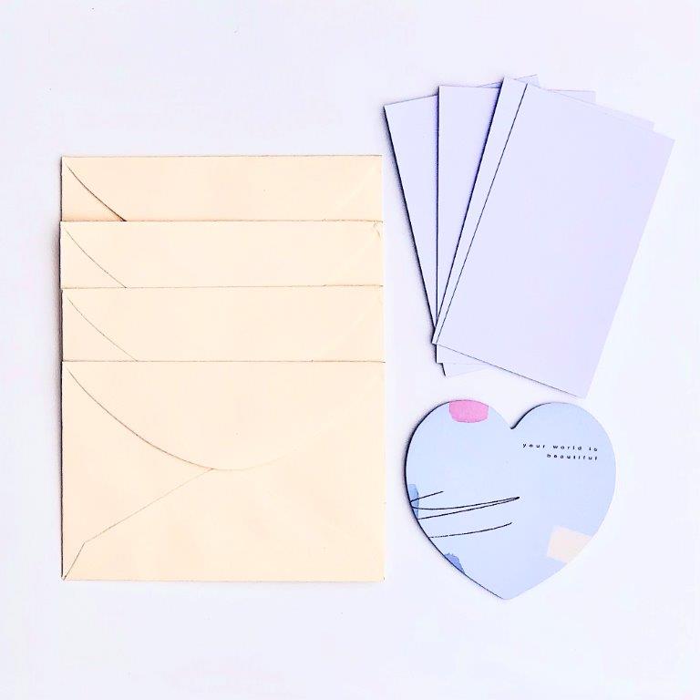 Kit Recadinho Envelope Bloquinho