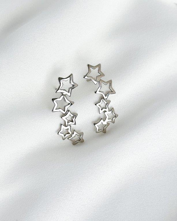 Ear Cuff Estela Prata