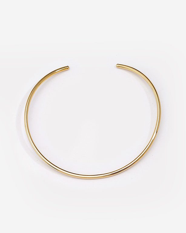 Choker Tubo Ouro