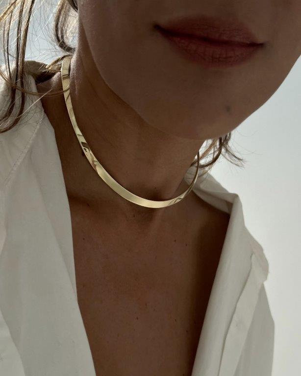 Choker Chapa Ouro
