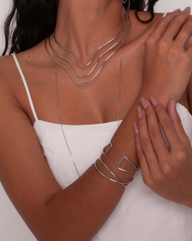 Choker Chipre Prata