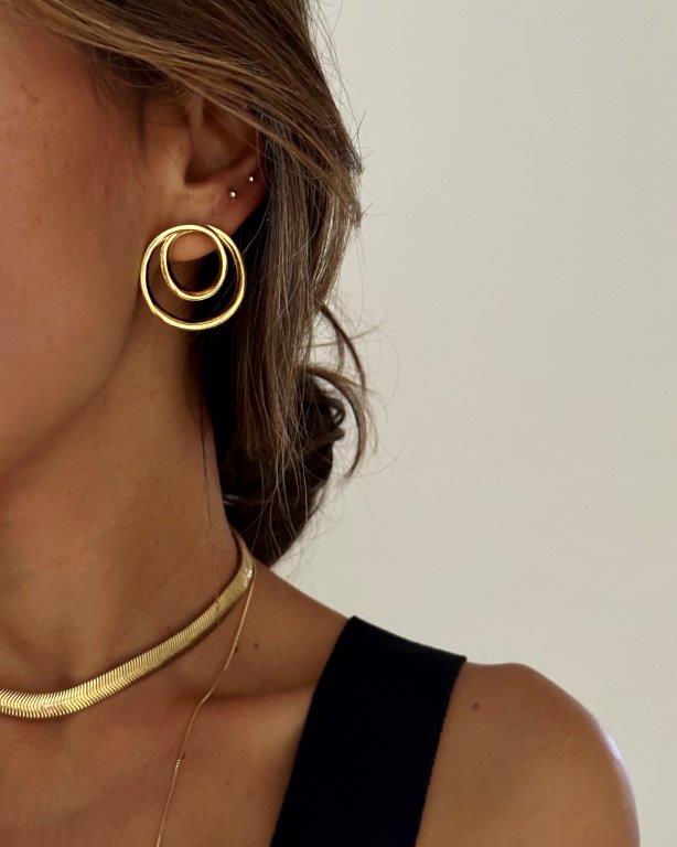 Brinco Espiral Ouro