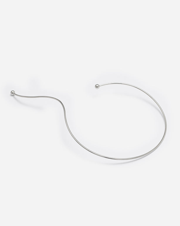 Choker Aster Prata