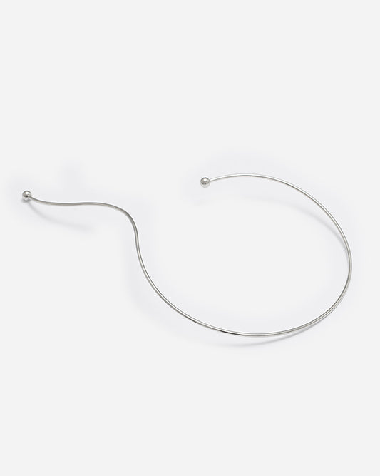 Choker Aster Prata