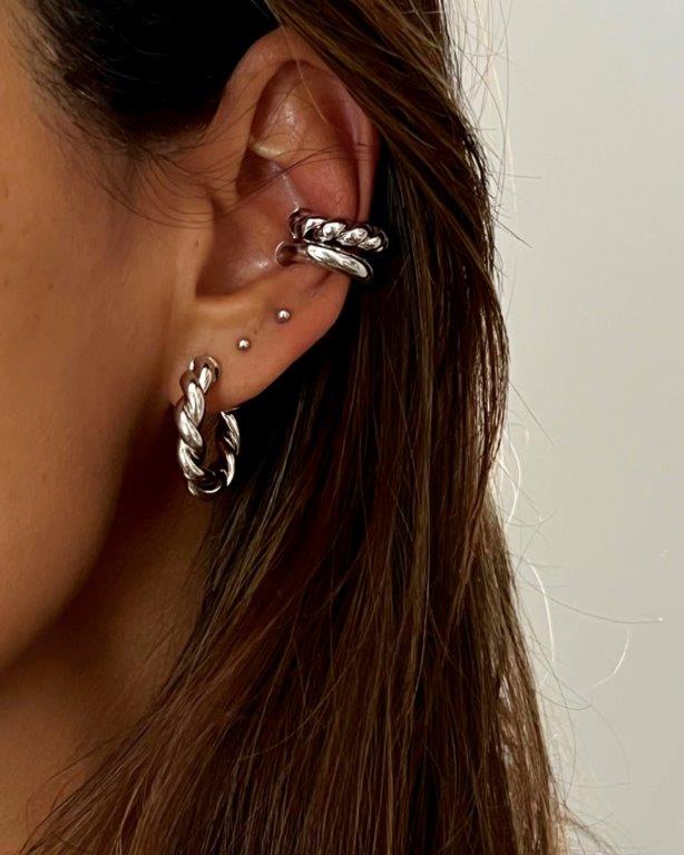 Piercing Fake Oclo Prata