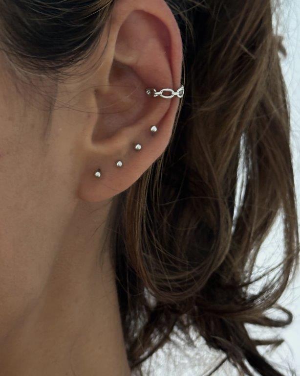 Piercing Helo Prata