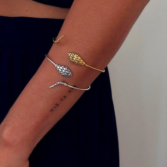 Bracelete Cobra Ouro