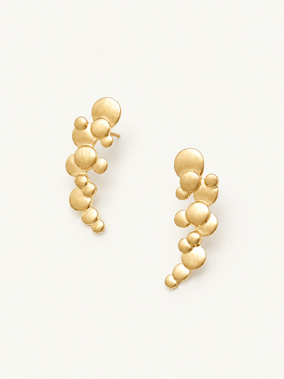 Ear Cuff Bolhas Ouro