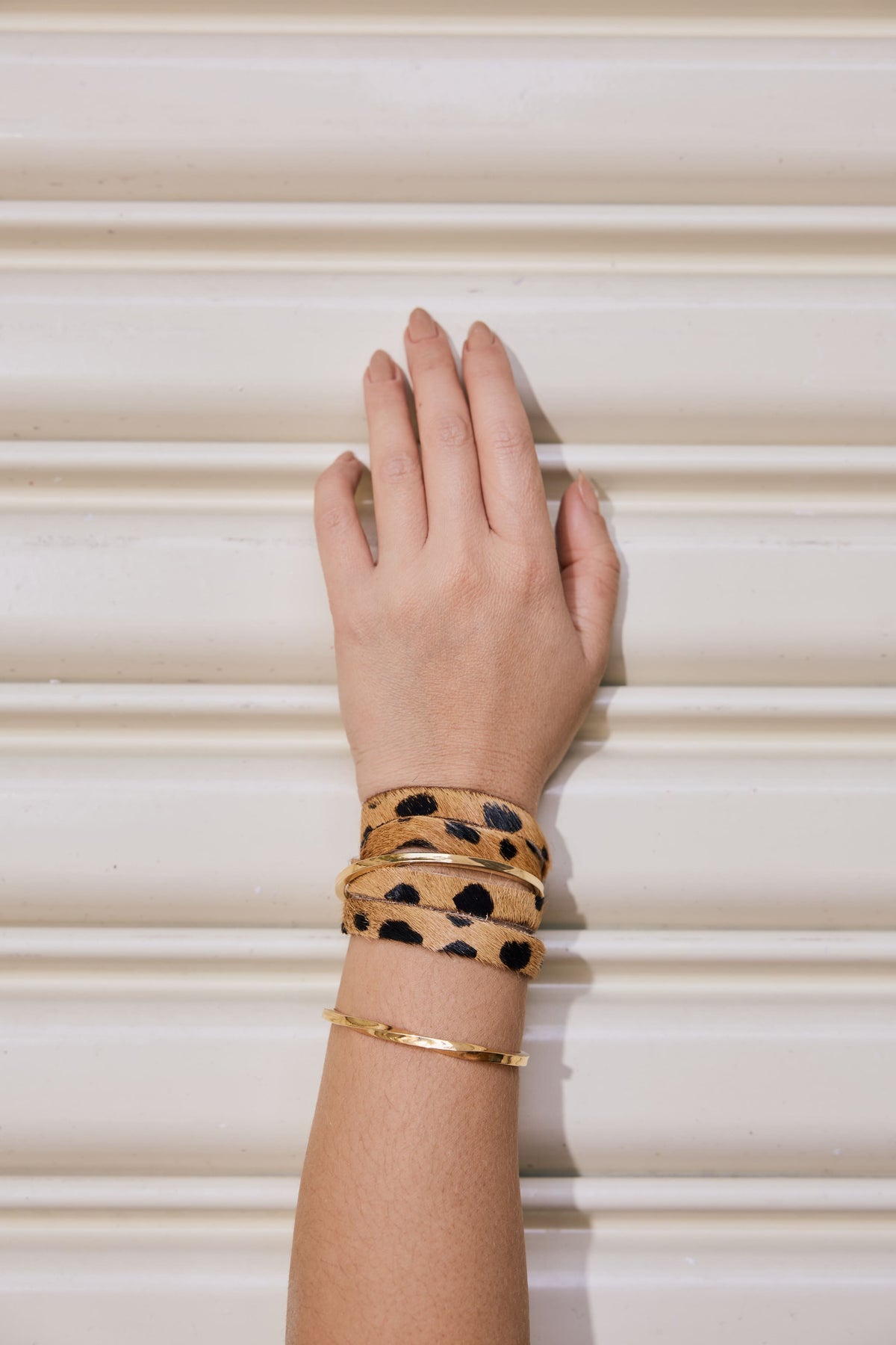 Pulseira Alma Couro Onça