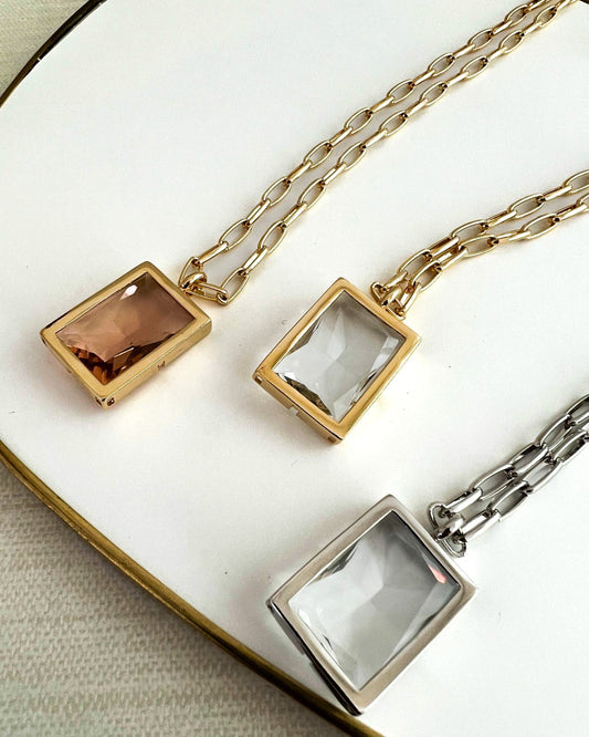Colar Doja Cristal Ouro