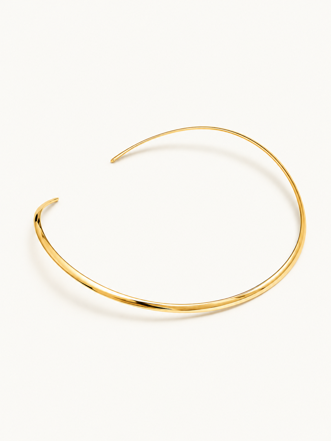 Choker Chapa Fina Ouro
