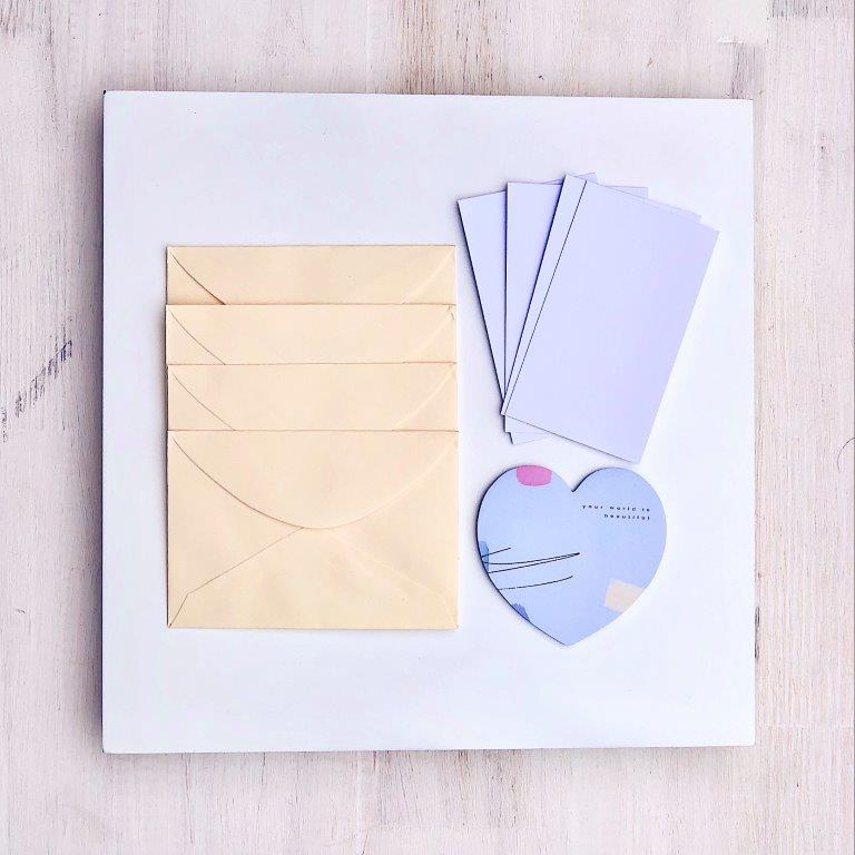 Kit Recadinho Envelope Bloquinho