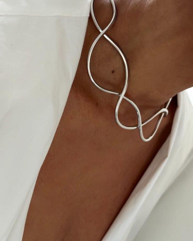 Choker Laila Prata