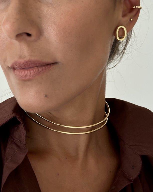 Choker Ester Ouro