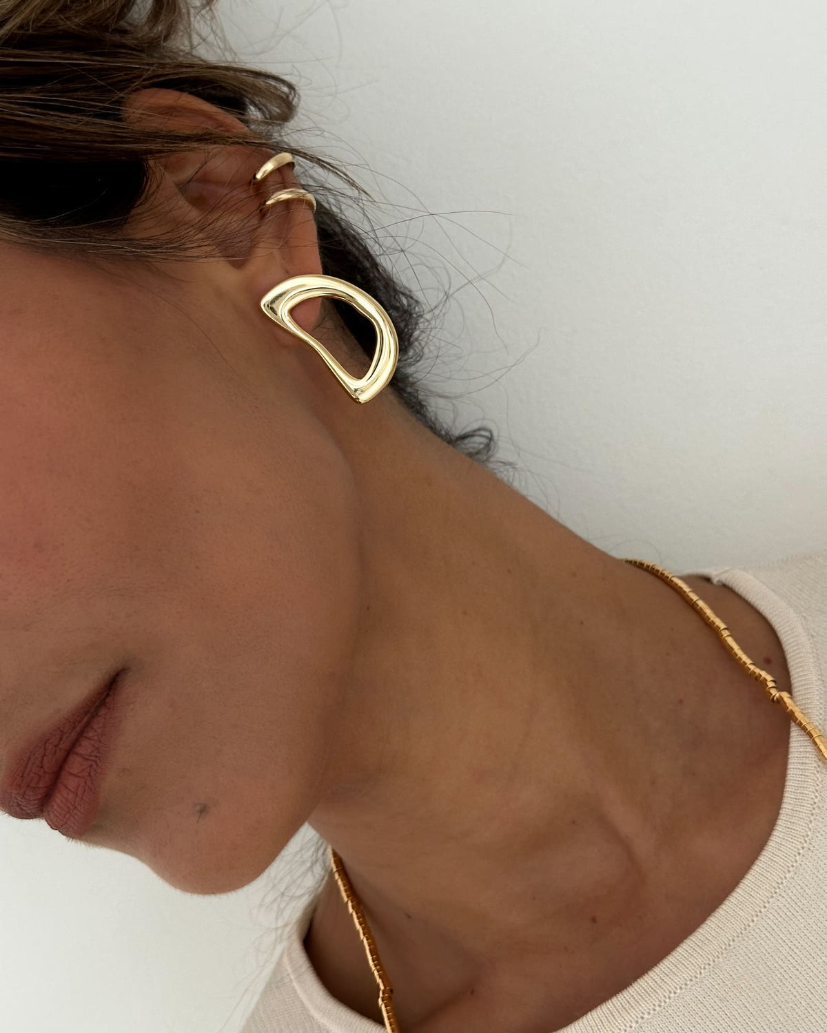 Brinco Tilda Ouro
