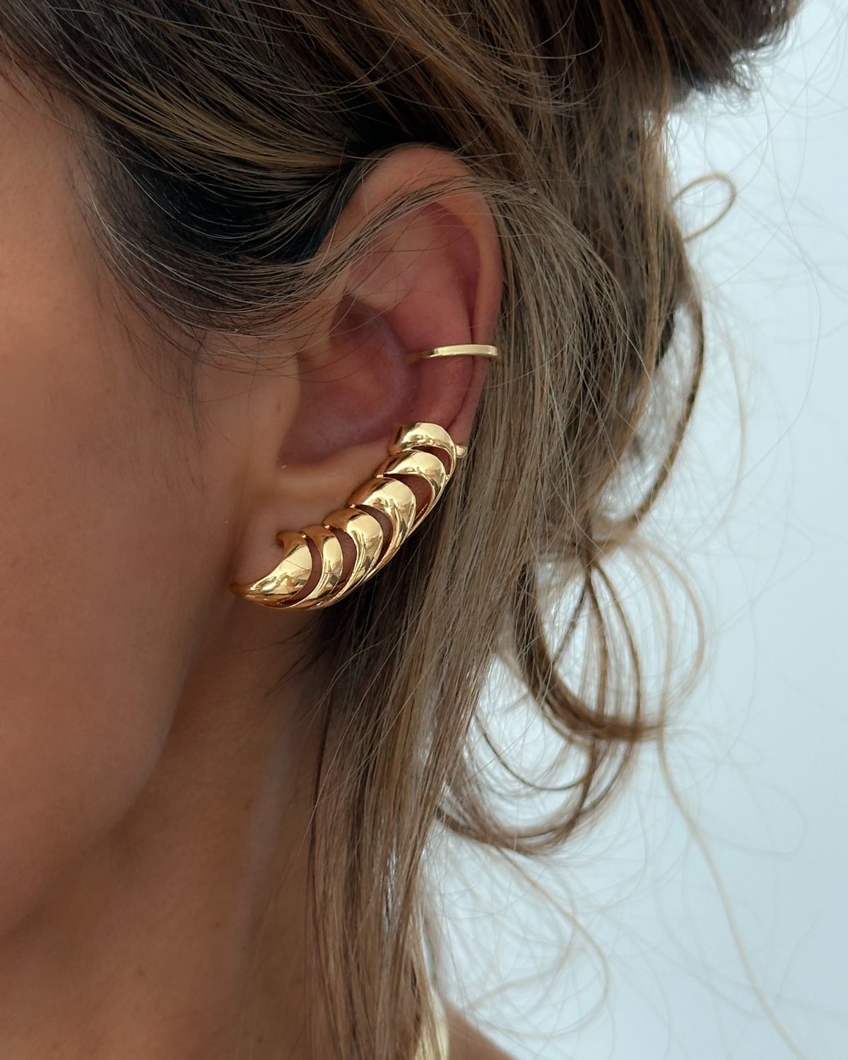 Piercing Fake Linha Ouro