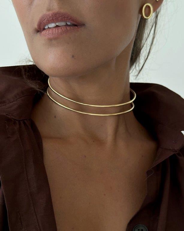 Choker Ester Ouro