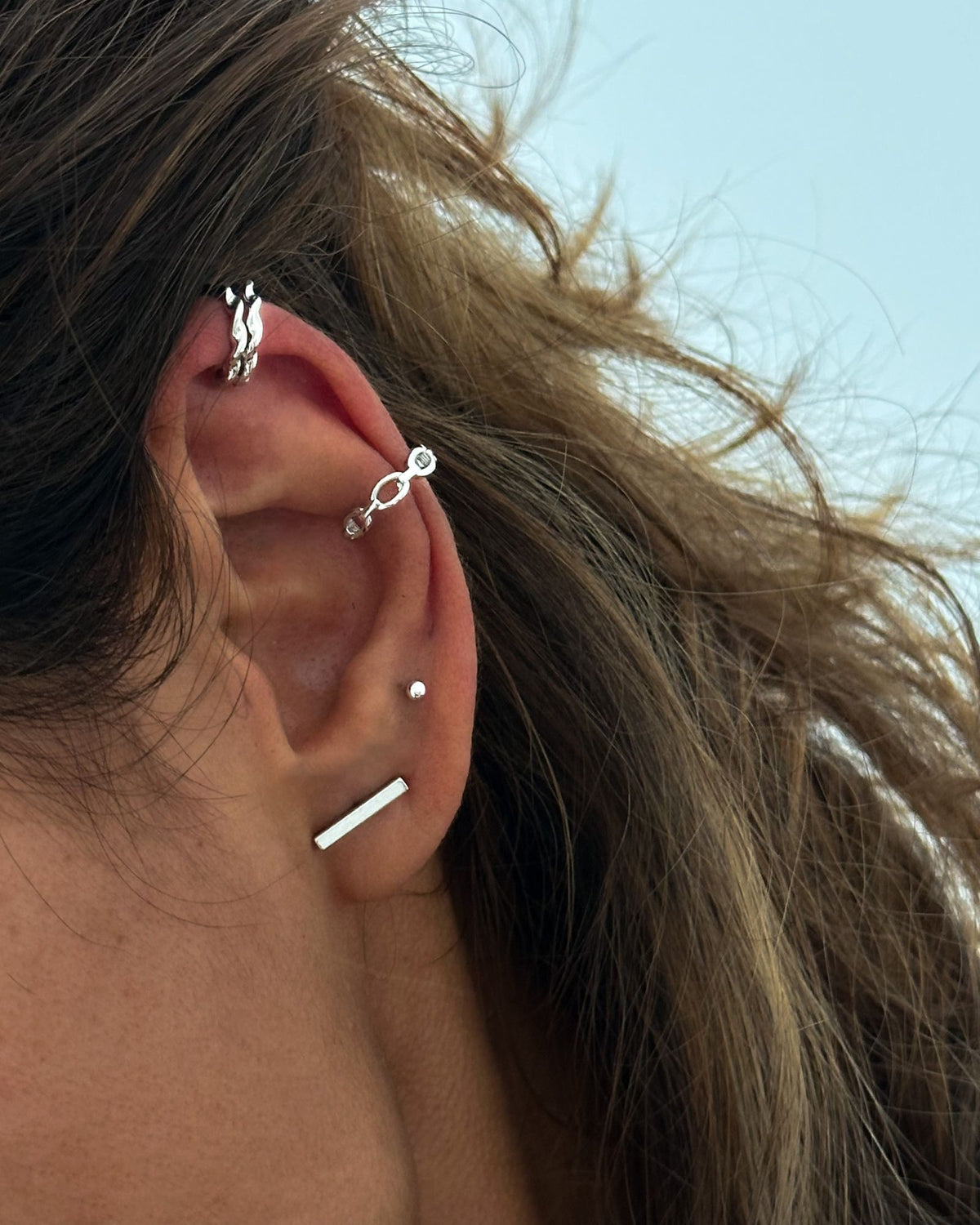 Piercing Helo Prata
