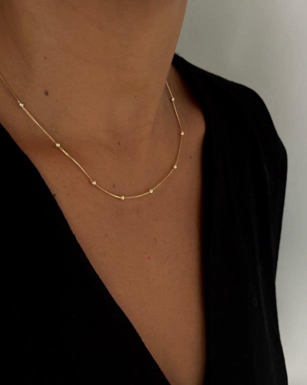 Colar Curto Nina Ouro