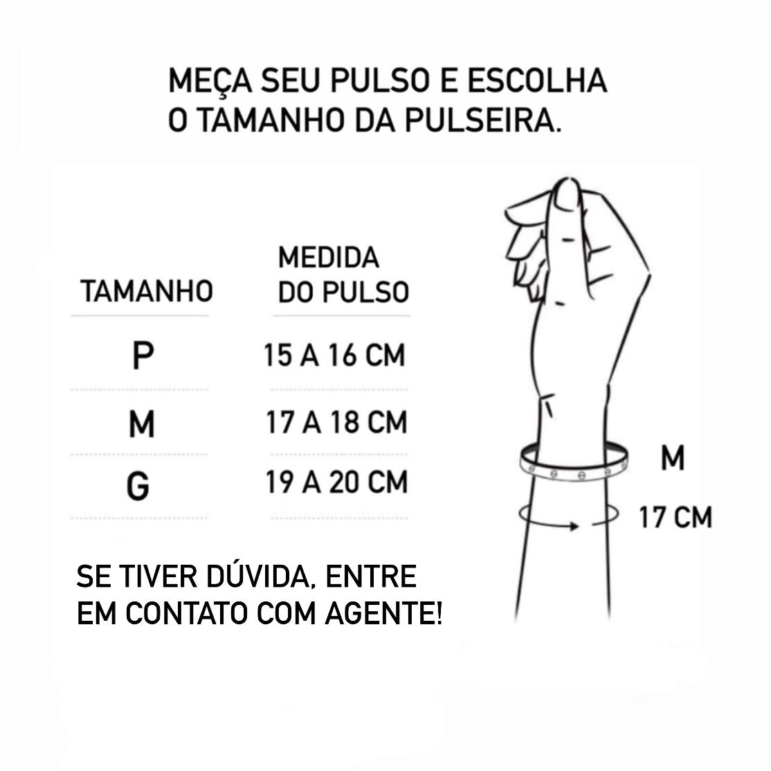Pulseira Couro Natural Voltas Preta