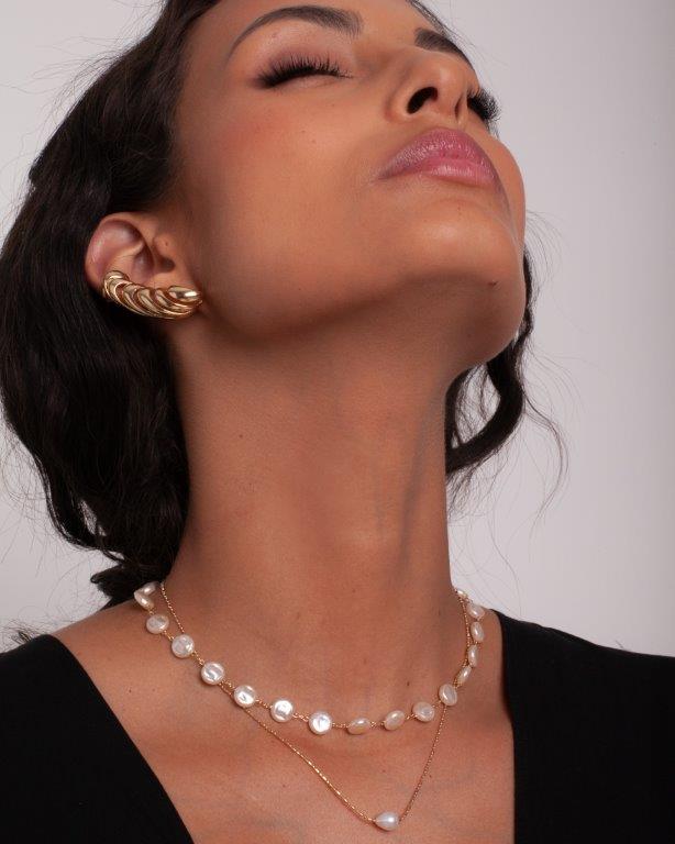 Ear Cuff Laila Ouro