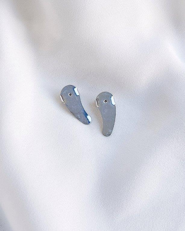 Ear Cuff Bolhas Prata