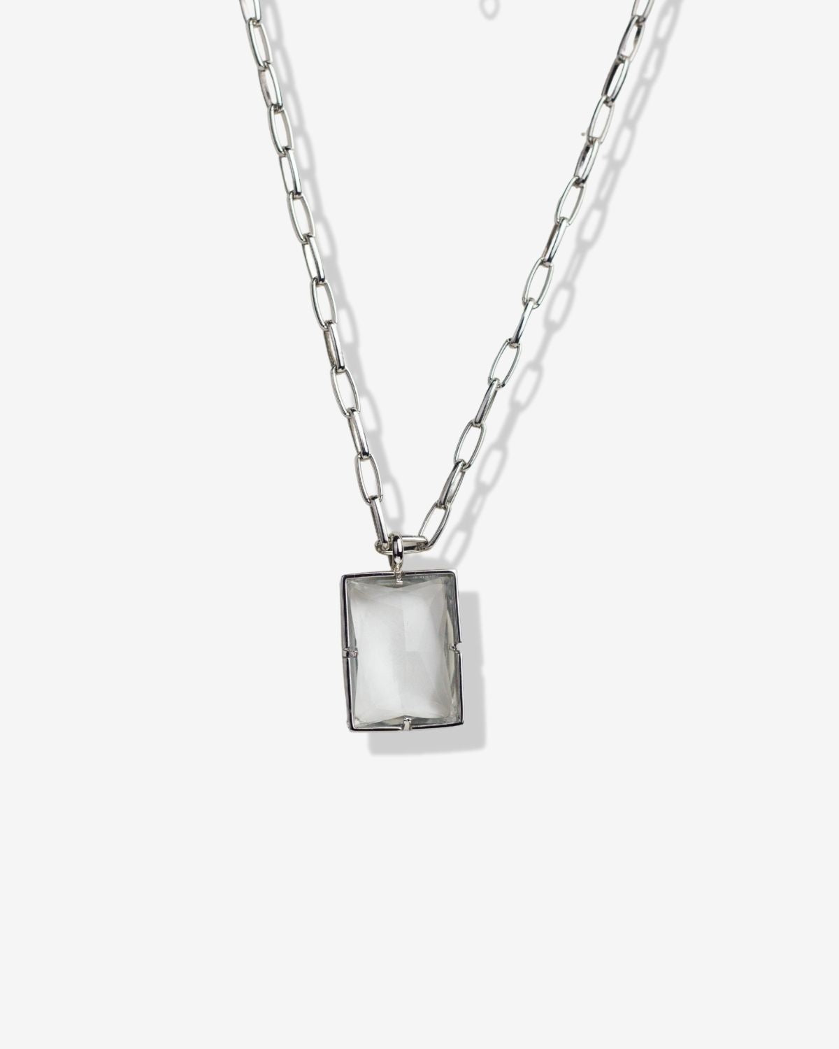 Colar Doja Cristal Prata