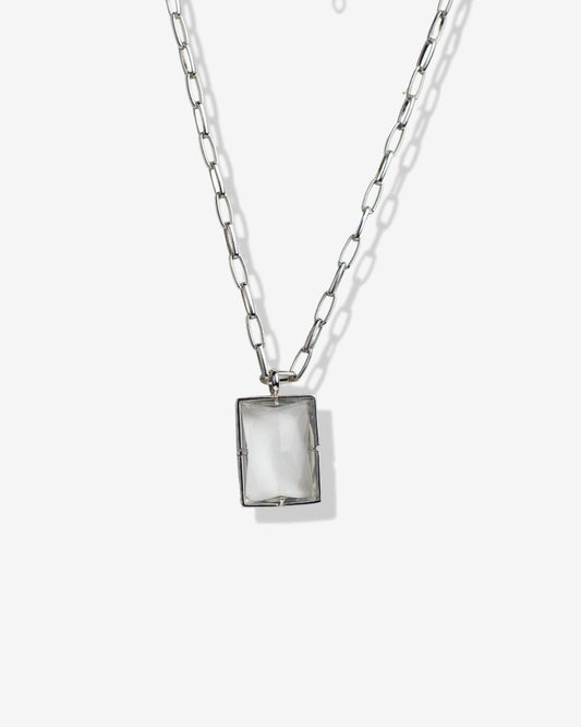 Colar Doja Cristal Prata
