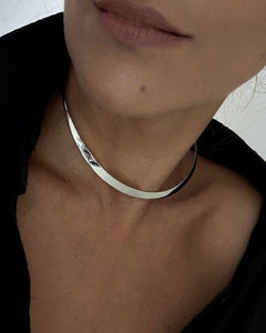 Choker Chapa Prata