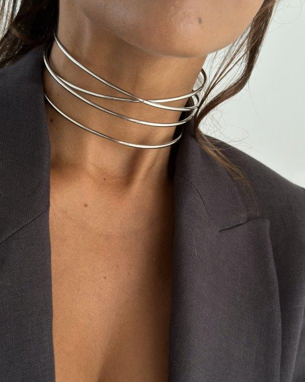 Choker Zahi Prata