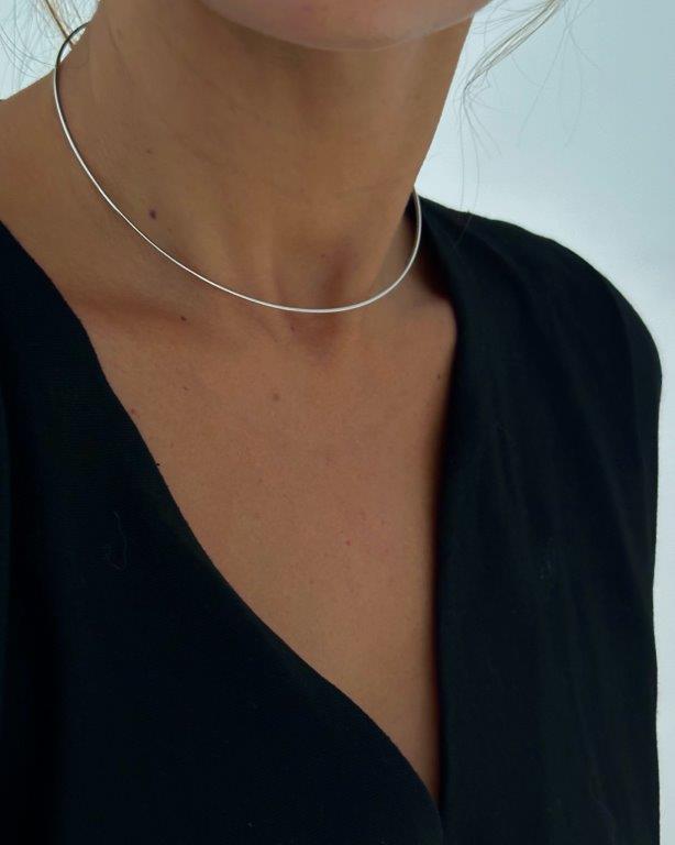 Choker Slim Prata
