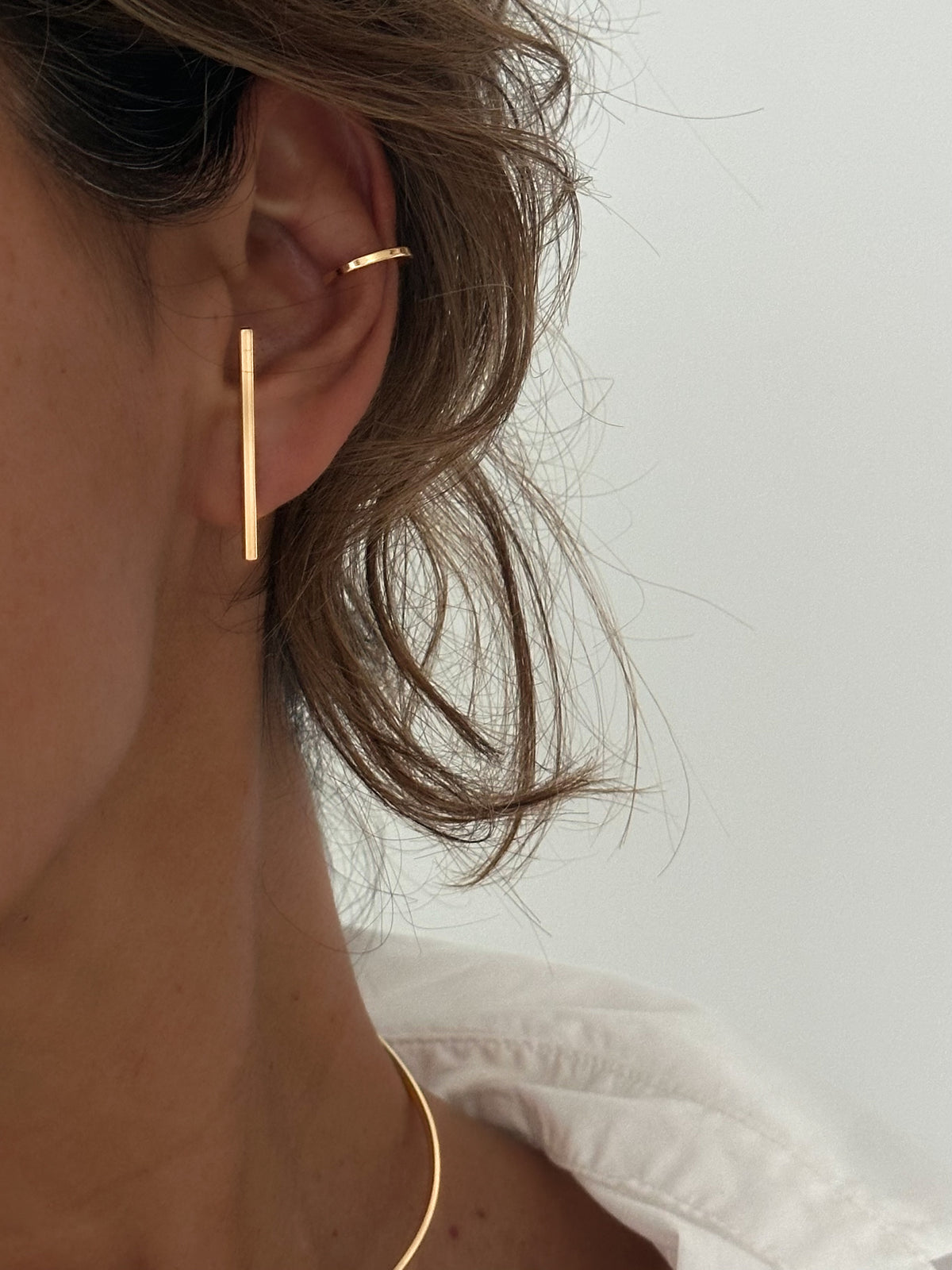 Piercing Fake Linha Ouro