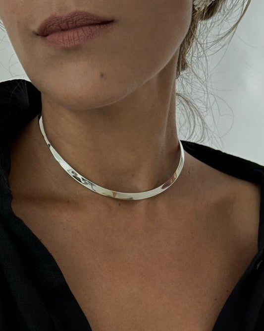 Choker Chapa Prata