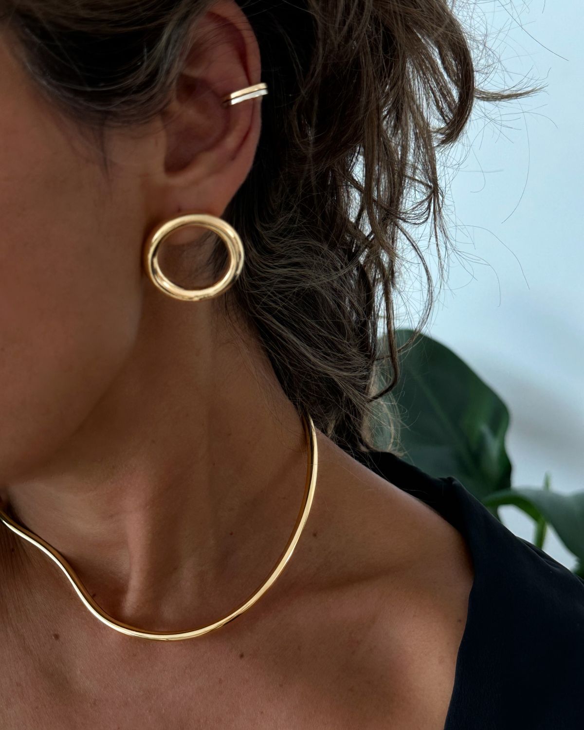 Piercing Fake Linha Ouro