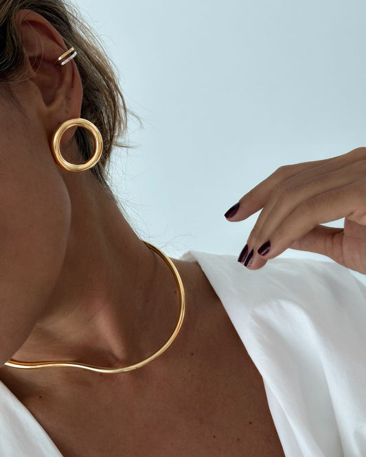 Piercing Fake Linha Ouro