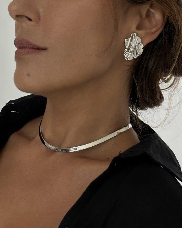 Choker Chapa Prata