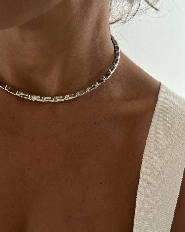 Choker Norah  Prata